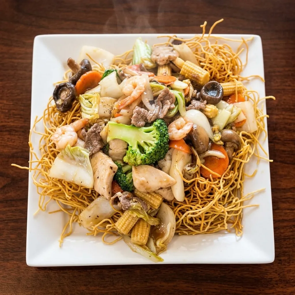 Bird's Nest Vietnamese dish in Saskatoon at Bun's House Restaurant